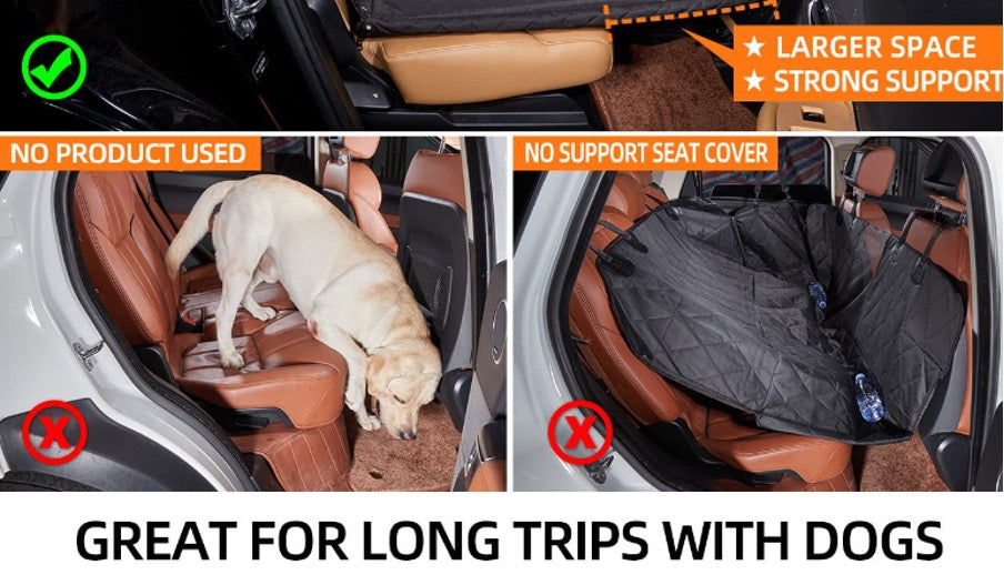 Car Seat Cover 100% Waterproof Pet Travel Car Mat Mesh Carrier Car Protector